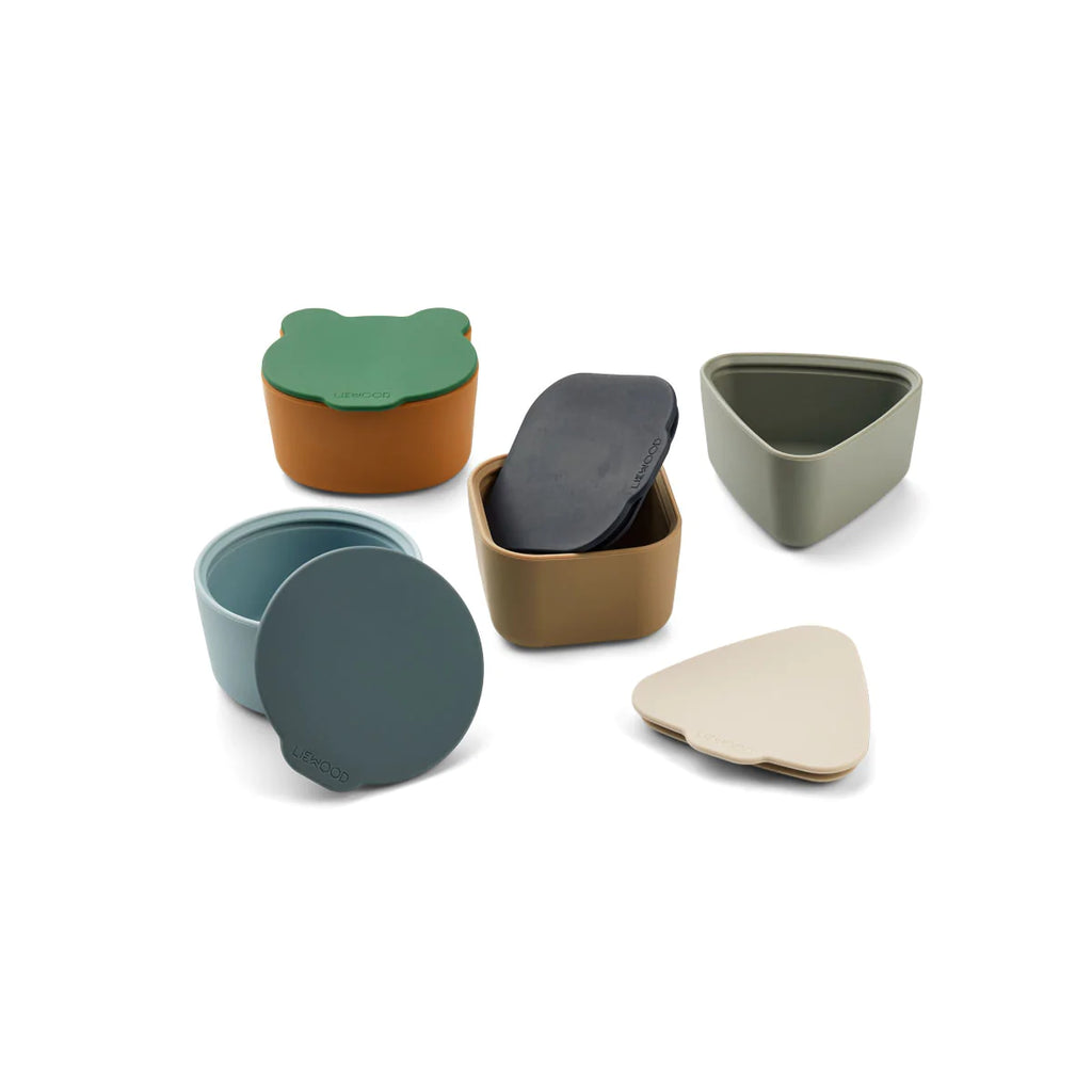 Liewood - Toto Snackbox 4-Pack, Snackbakjes, Liewood, Keekabuu