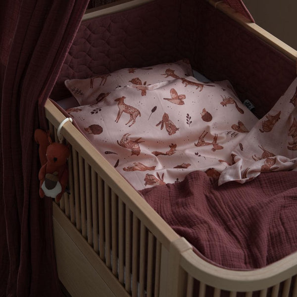 Sebra - Hydrofiele Deken - Burgundy Red, Deken, Sebra, Keekabuu