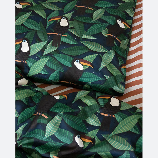 Studio Ditte Dekbedovertrek Junior (120x150cm) Toekan, Dekbedovertrekken, Studio Ditte, Keekabuu