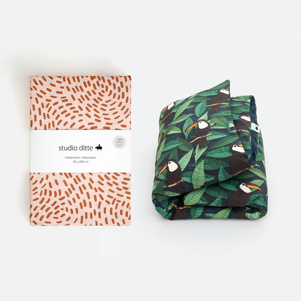 Studio Ditte Dekbedovertrek Junior (120x150cm) Toekan, Dekbedovertrekken, Studio Ditte, Keekabuu