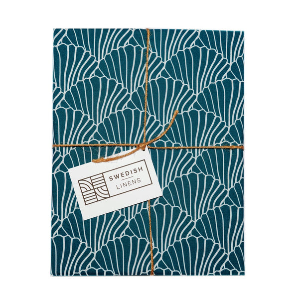 Swedish Linens - Kussensloop Seashells (50x75 cm), Kussensloop, Swedish Linens, Keekabuu