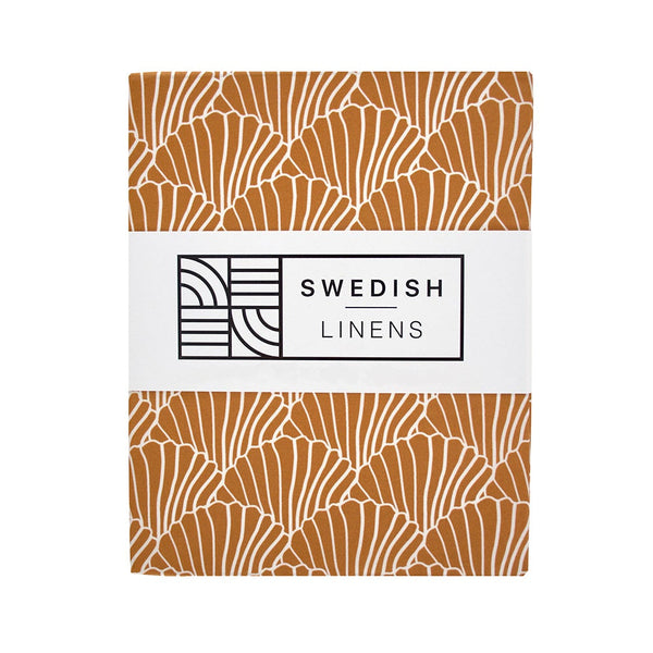 Swedish Linens - Kussensloop Seashells (60x70cm), Kussensloop, Swedish Linens, Keekabuu