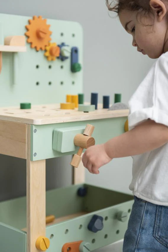 Trixie - Houten werkbank, Houten speelgoed, Trixie, Keekabuu