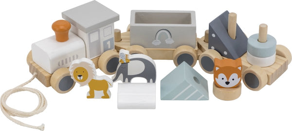 Tryco - Houten Dierentrein, Houten speelgoed, Tryco, Keekabuu