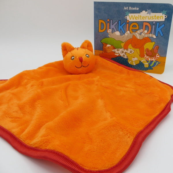 Gottmer Kinderboeken  - Cadeaubox 'Welterusten, Dikkie Dik!' boek met  Knuffeldoek, Peuterboeken, Gottmer, Keekabuu