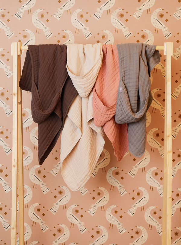 Jollein - Badcape Wrinkled (75x75cm), Badcapes, Jollein, Keekabuu