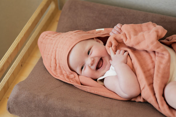 Jollein - Badcape Wrinkled (75x75cm), Badcapes, Jollein, Keekabuu