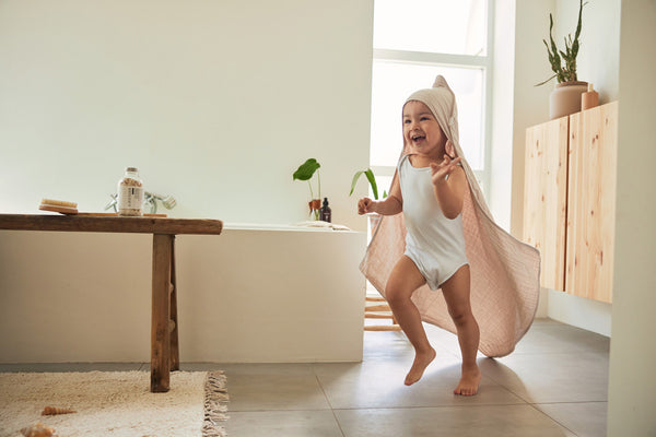 Jollein - Badcape Wrinkled (75x75cm), Badcapes, Jollein, Keekabuu