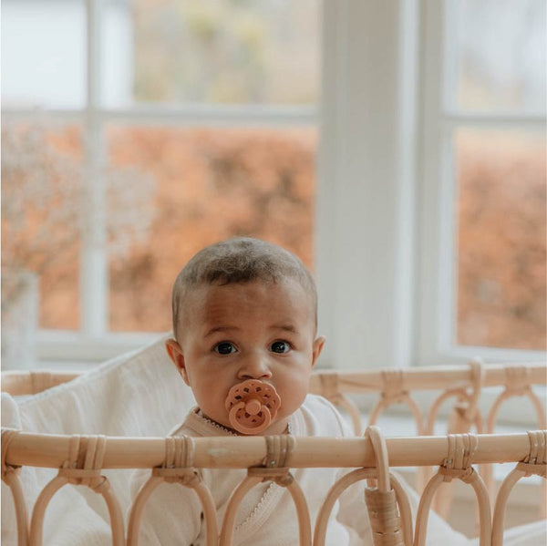 BIBS - Boheme Fopspeen  Natuurlijk Rubber  (2 stuks)  Vanilla/Peach, Fopspenen, Bibs, Keekabuu