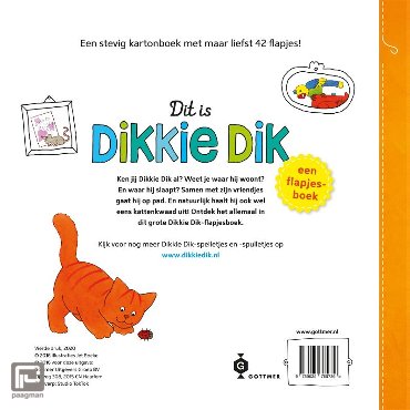 Gottmer - Dikkie Dik - Dit is Dikkie Dik! - Flapjesboek, Boeken, Gottmer, Keekabuu