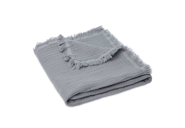 Jollein - Muslin Fringe Deken, Dekens, Jollein, Keekabuu