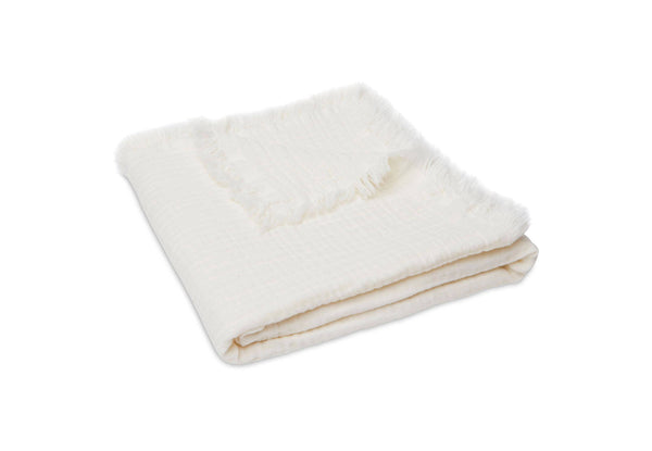 Jollein - Muslin Fringe Deken, Dekens, Jollein, Keekabuu