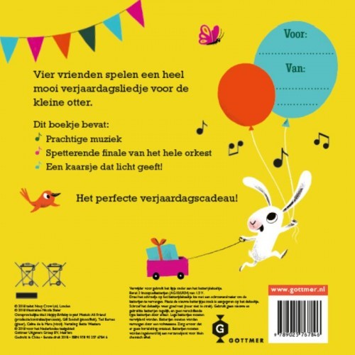Gottmer Kinderboeken -  Fijne Verjaardag Voor Jou!, Peuterboeken, Gottmer, Keekabuu