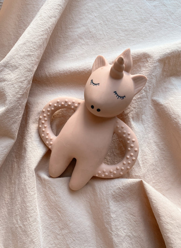 Konges Sløjd - Bijtring - Unicorn - Roze, Bijtringen, Konges Slojd, Keekabuu