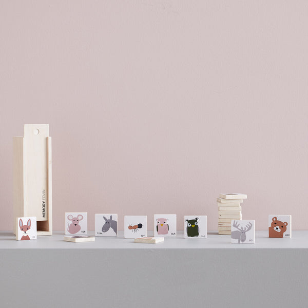 Kids Concept - Geheugenspel Edvin - Memospel, Houten speelgoed, Kid's Concept, Keekabuu