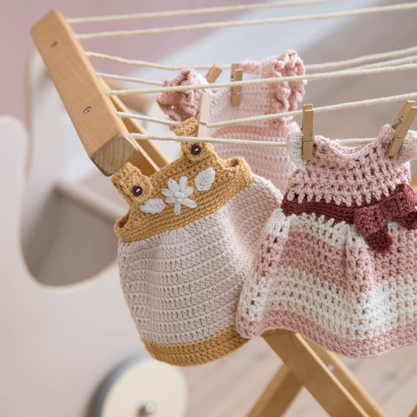 Sebra - Gehaakt Poppenjurkje, Poppen, Sebra, Keekabuu
