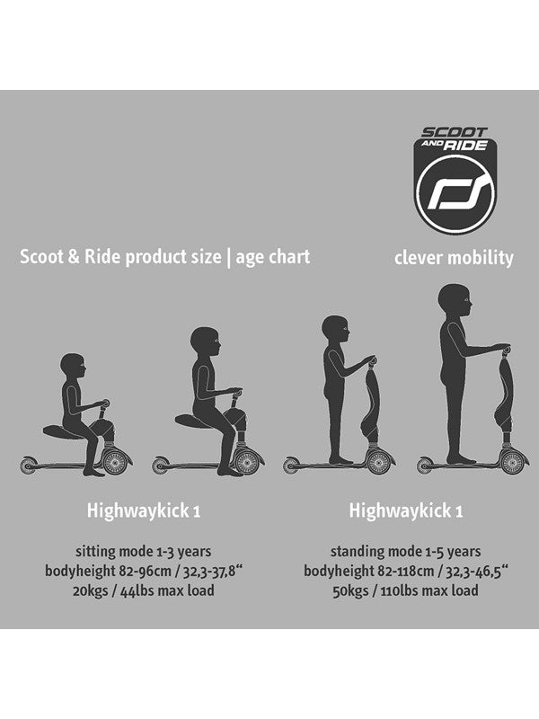 Scoot and Ride - Loopfiets - Highwaykick 1, Buitenspeelgoed, Scoot and ride, Keekabuu