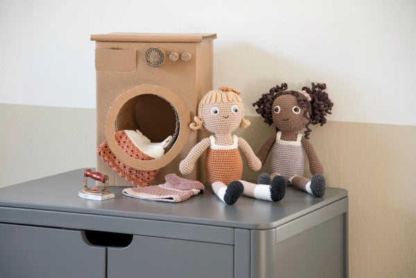 Sebra - Gehaakt Poppenjurkje, Poppen, Sebra, Keekabuu