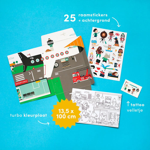 Makii - Turbo Avonturen Pakket, Kleurplaten & stickers, Makii, Keekabuu