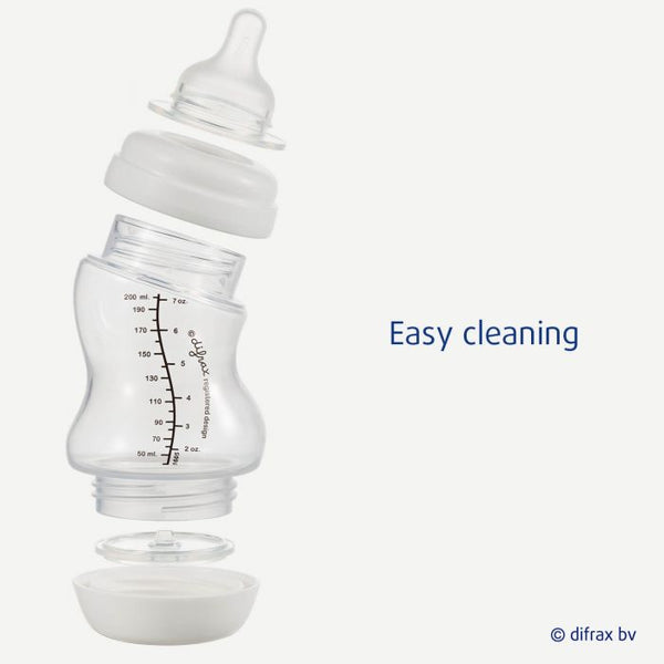 Difrax - S-fles Anti-Koliek BPA Vrij - Roze - 310 ml - Voeding