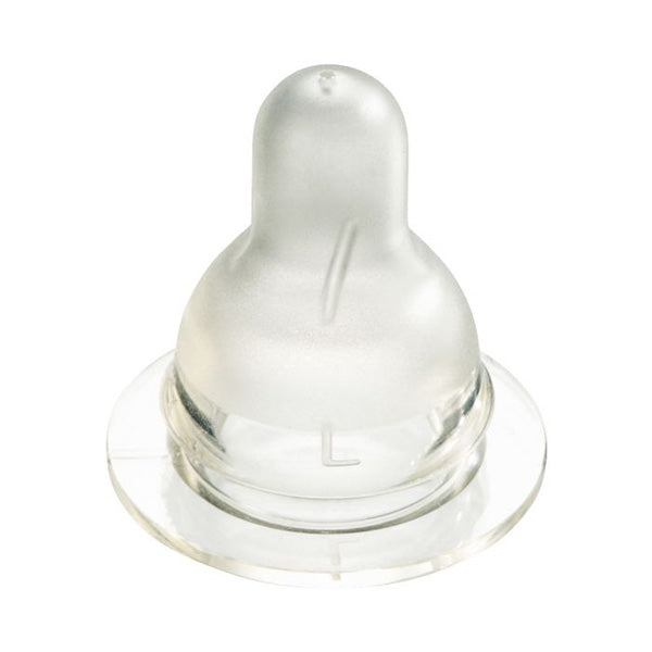 Difrax - Flessenspeen - Natural - Kers - Large - 2 Stuks - Voeding