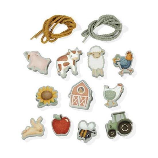 Little Dutch - Houten Rijgkralen Little Farm, Activiteiten Speelgoed, Little Dutch, Keekabuu