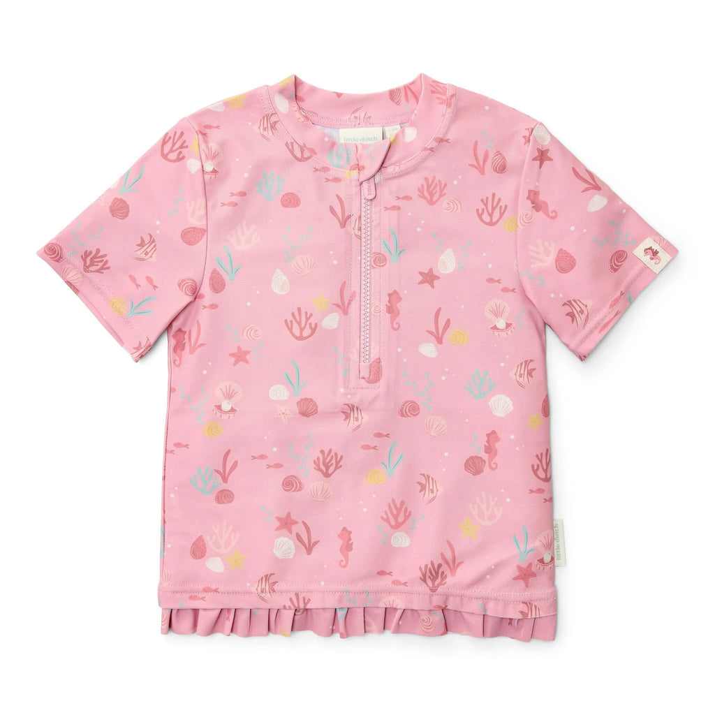 Little Dutch - Zwemshirt - Korte mouw (Elastaan, Recycled Polyester)