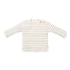 Little Dutch - T-shirt lange mouw Stripe Sand-White, Shirts, Little Dutch, Keekabuu
