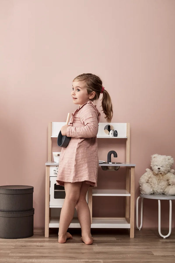 Kids Concept - Houten Speelgoedkeuken - Wit, Speelkeuken, Kid's Concept, Keekabuu