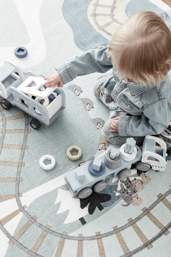 Kids Concept - Vloerkleed - Speeltapijt Edvin, Babygyms & speelkleden, Kid's Concept, Keekabuu