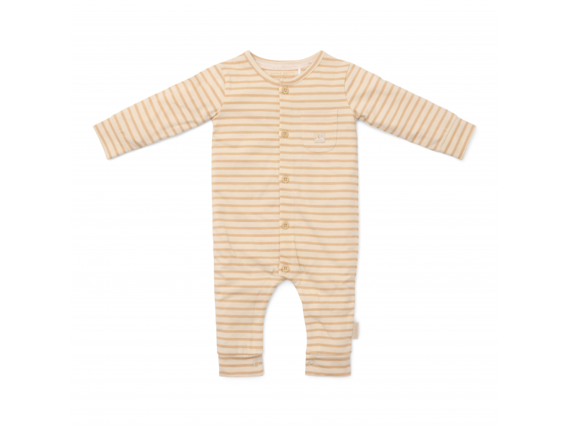 Little Dutch - Pyjama - Eendelig - Onesie - Natural Stripes