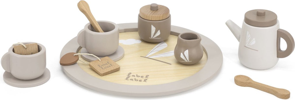Label Label - Houten Theeset, Houten speelgoed, Label Label, Keekabuu
