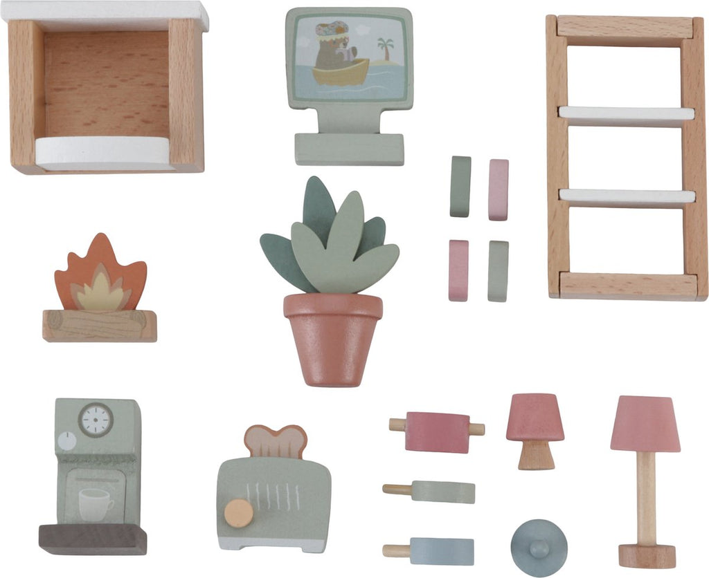 Little Dutch - Meubels speelset, Houten speelgoed, Little Dutch, Keekabuu
