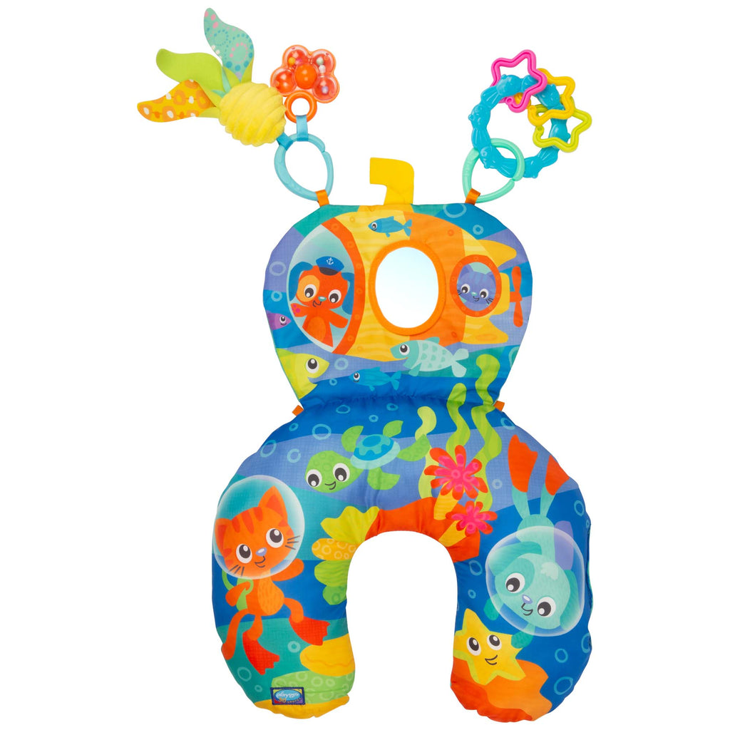 Playgro  - Buikligtrainer - Ocean, Babygyms & speelkleden, Playgro, Keekabuu