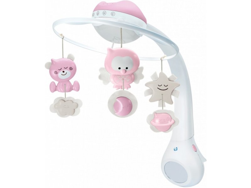 Infantino - 3-in-1 Muziekmobiel, Nachtlamp en Projector