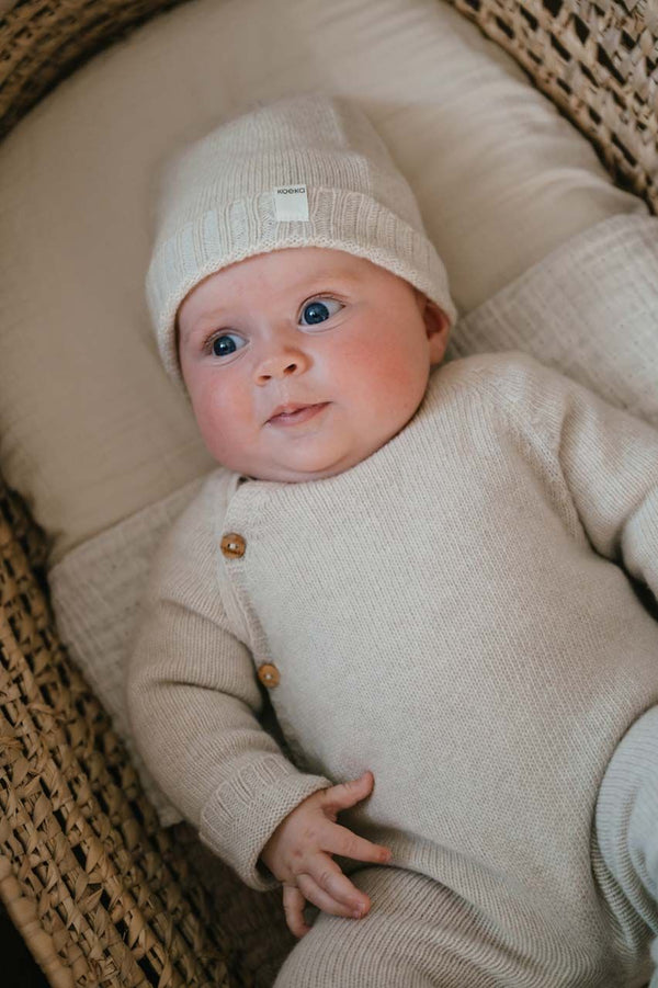 Koeka - Geschenkpackung - Bekleidungsset - Premium Wool Beja - Warm White - Größe 62-68