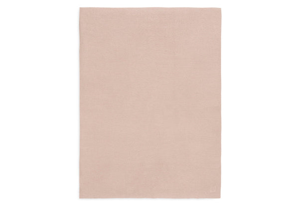 Jollein - Ledikant deken - 100x150cm - Basic Knit - Wild Rose - Keekabuu