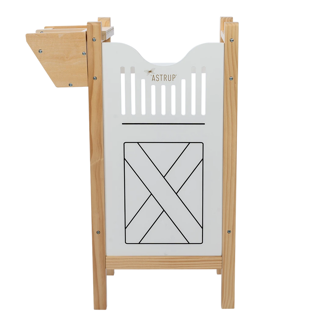 byAstrup - Houten Stokpaarden Stal - Paardenbox voor 2 Stokpaarden - Exclusief Stokpaarden