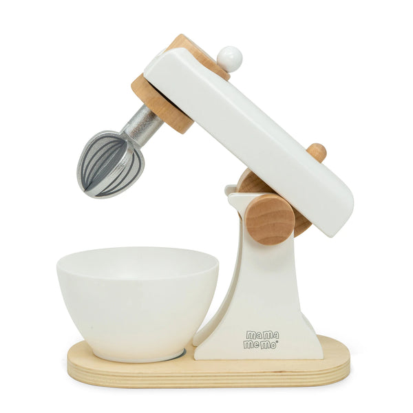 Mamamemo - Houten Mixer met Accessoires - Realistisch Speelgoed voor de Kinderkeuken, Houten Speelgoed, Mamamemo, Keekabuu