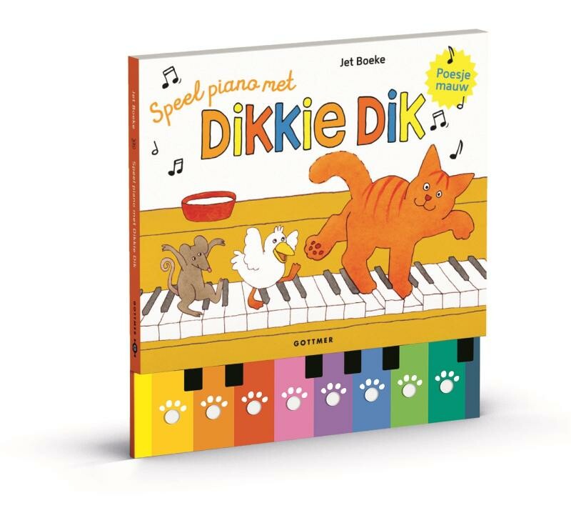 Gottmer Kinderboeken - Speel piano met Dikkie Dik, Babyboeken, Gottmer, Keekabuu
