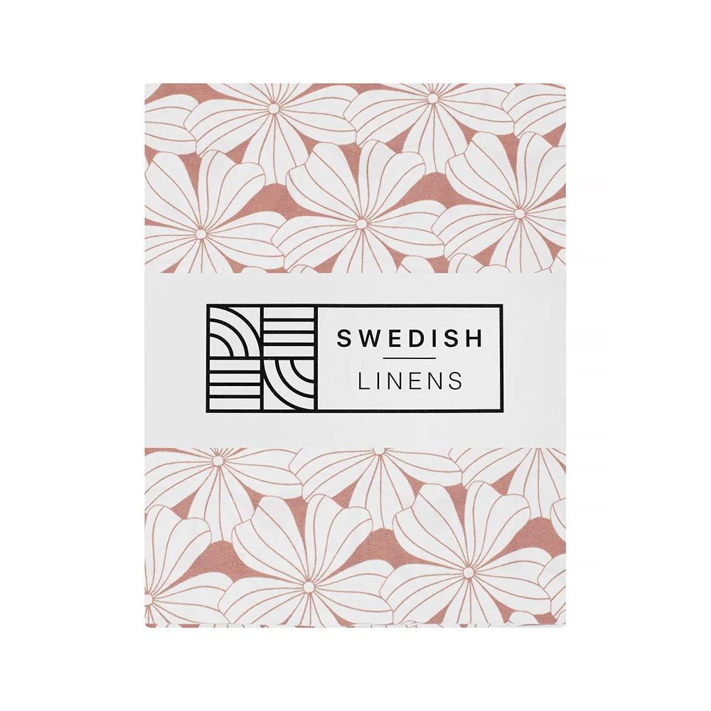 Swedish Linens - Drap-housse pour berceau Mountains (40 x 80 cm) (copie)