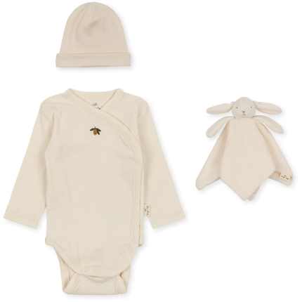 Konges Slojd - geboortepakketje off white - Set van 3, Kraamcadeau, Konges Slojd, Keekabuu