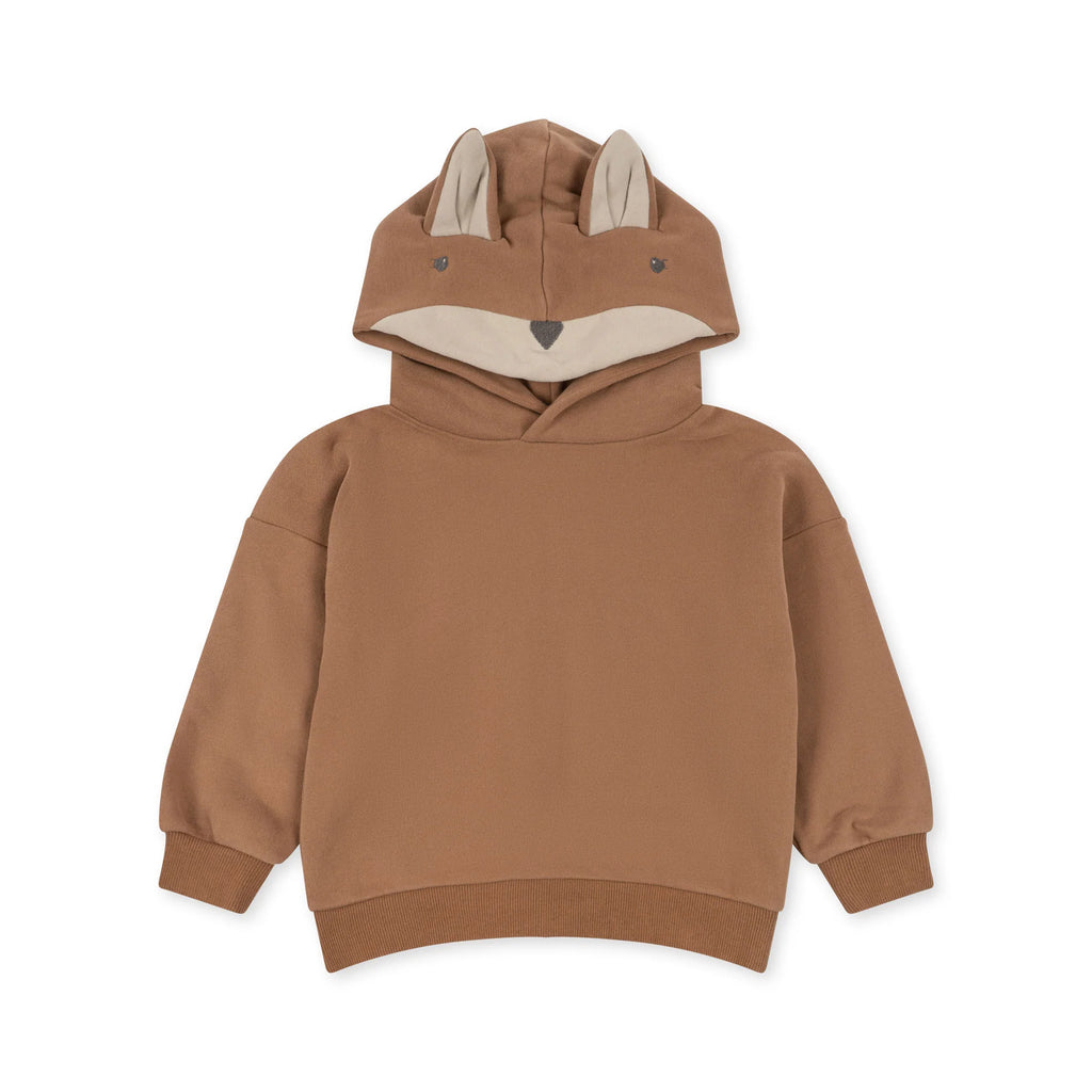 Konges Slojd  - Hoodie Lou met Dierendetails, , Konges Slojd, Keekabuu