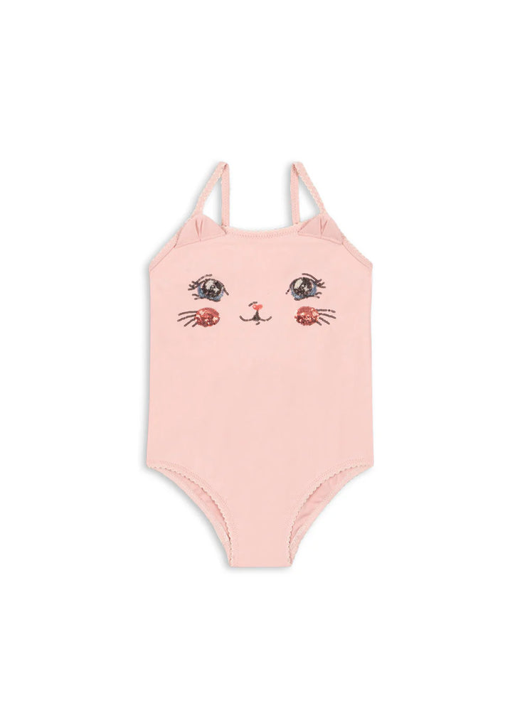 Konges Slojd - Badpak Kitty - Powder Pink, Badpakken, Konges Slojd, Keekabuu
