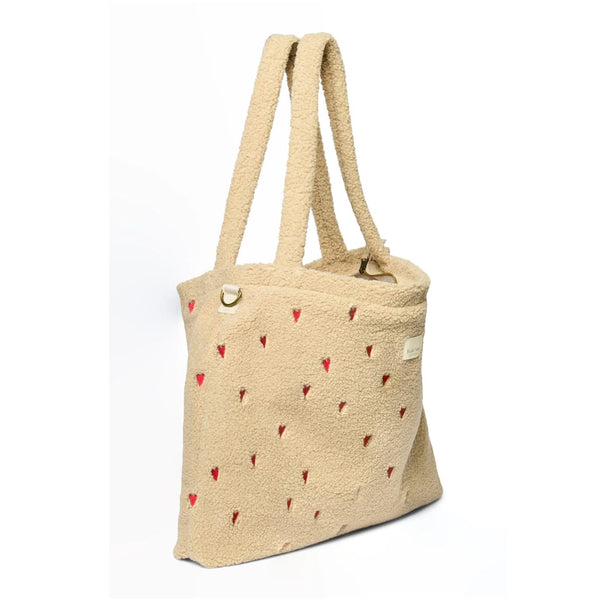 Studio Noos - Mama-Tasche -Teddy Hearts - Braun (Kopie)
