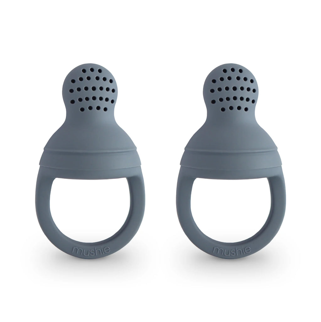 Mushie - Siliconen Fruit Sabbelaar (Set van 2), Sabbelaars, Mushie, Keekabuu