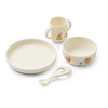 Liewood -  Siliconen  Kinderservies Vivi, Servies en bestek, Liewood, Keekabuu