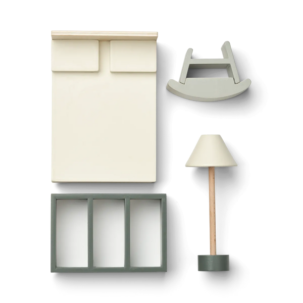 Liewood - Poppenhuismeubeltjes - Amanda - Hunter Green Mix, , Liewood, Keekabuu