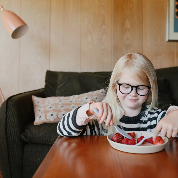 Mushie - Bestekset (Set van 3 stuks), Kinderbestekset, Mushie, Keekabuu