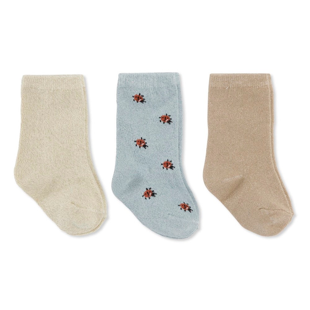 Konges Slojd  - Sokken van Jacquard (set van 3), sokken, Konges Slojd, Keekabuu